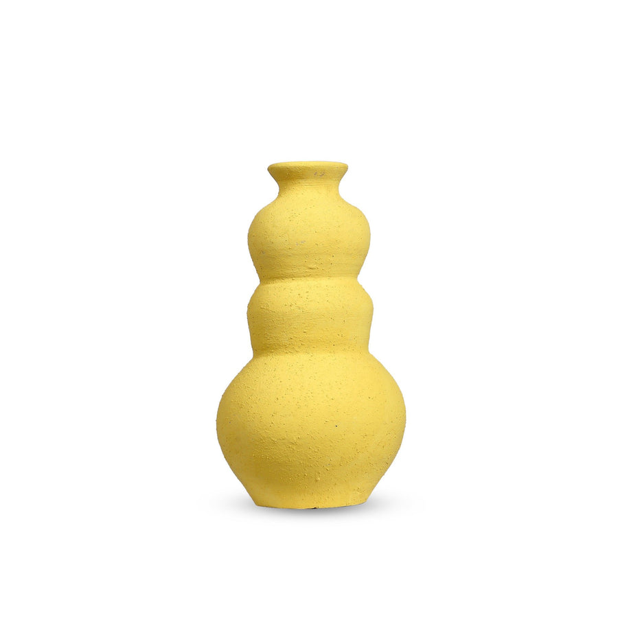 Sunbeam Stacked Pottery Vase