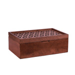 large tea box, 8 slots, closed