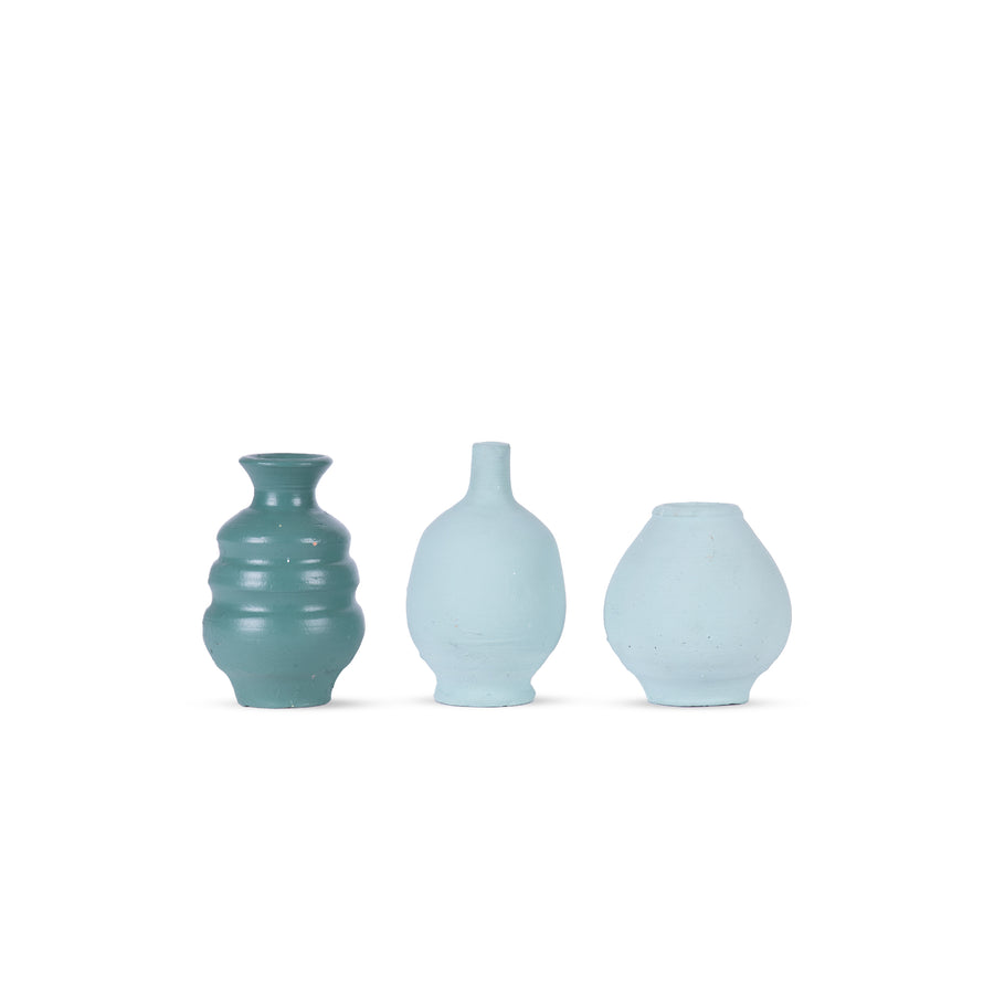 Seaside Serenity Vase Ensemble - set of 3