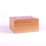 Wooden Tea Box, isometric view,  camel bones, horns, handmade