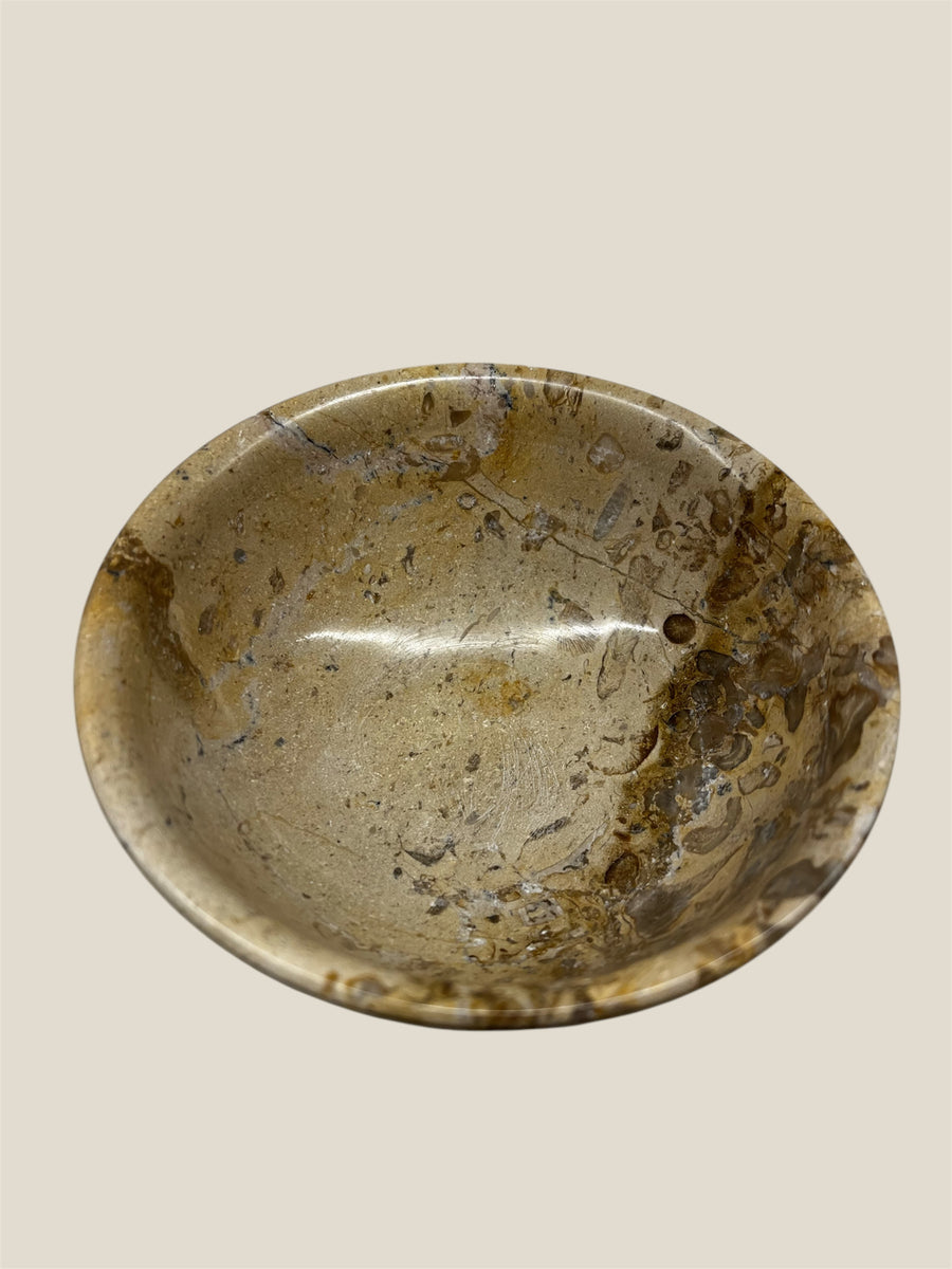 Nuts Bowl, Brown Marble