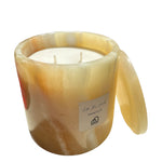 Egyptian Onyx Marble Candle