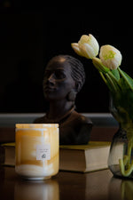 Egyptian Onyx Marble Scented Candle - Made from Natural wax.