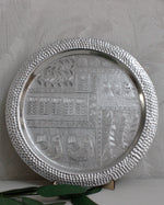 Peace Circular Stainless Steel Tray